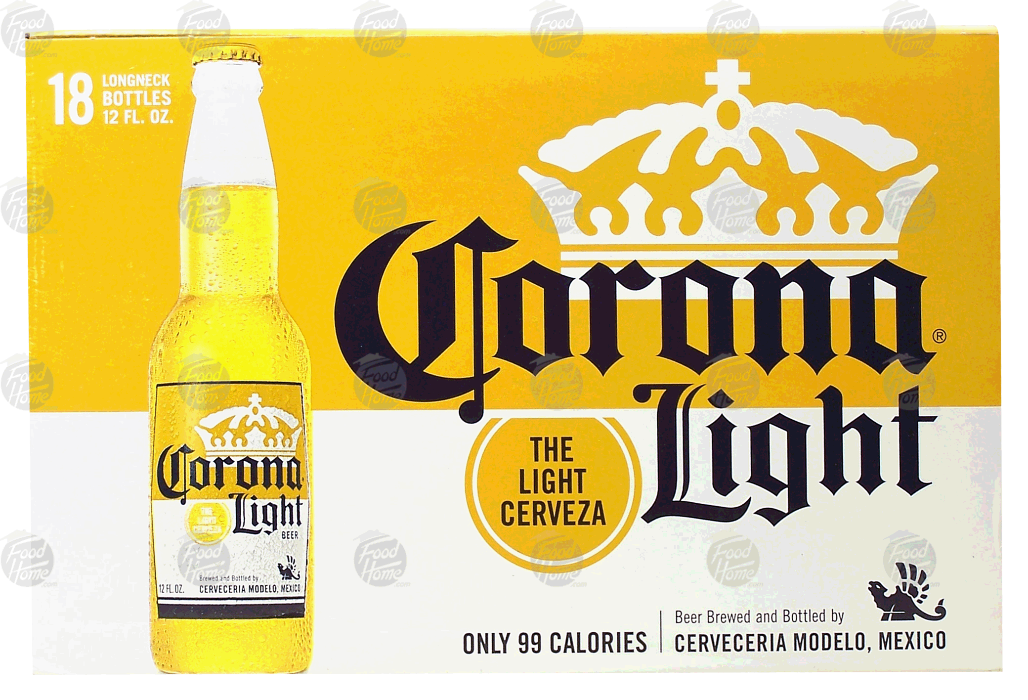 Corona Light  beer brewed in mexico, 12-fl. oz. glass bottles Full-Size Picture